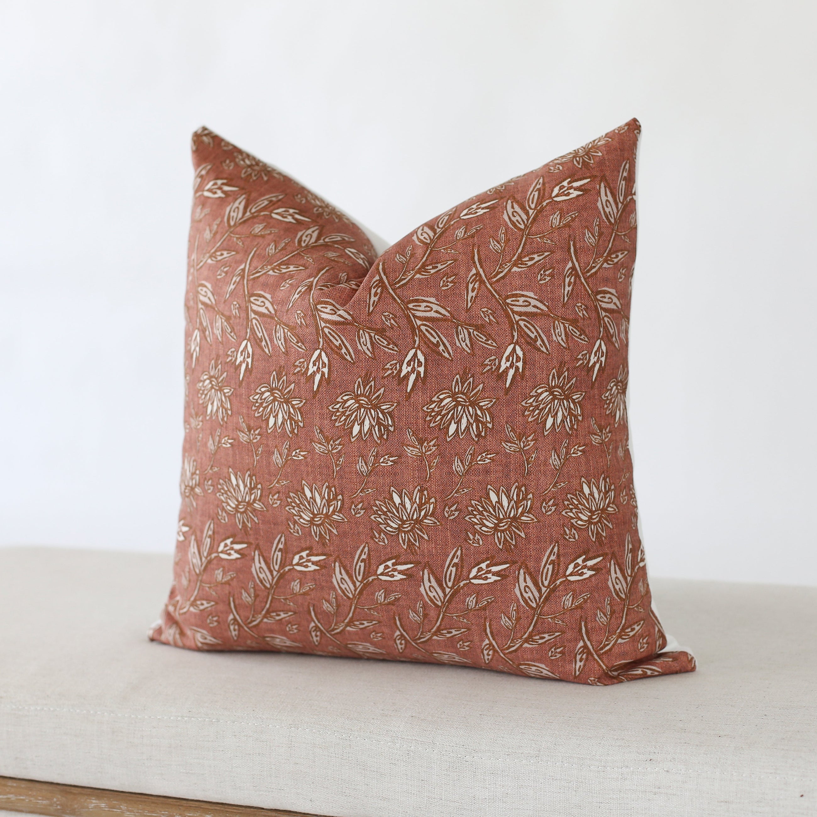 Terracotta Throw Pillow