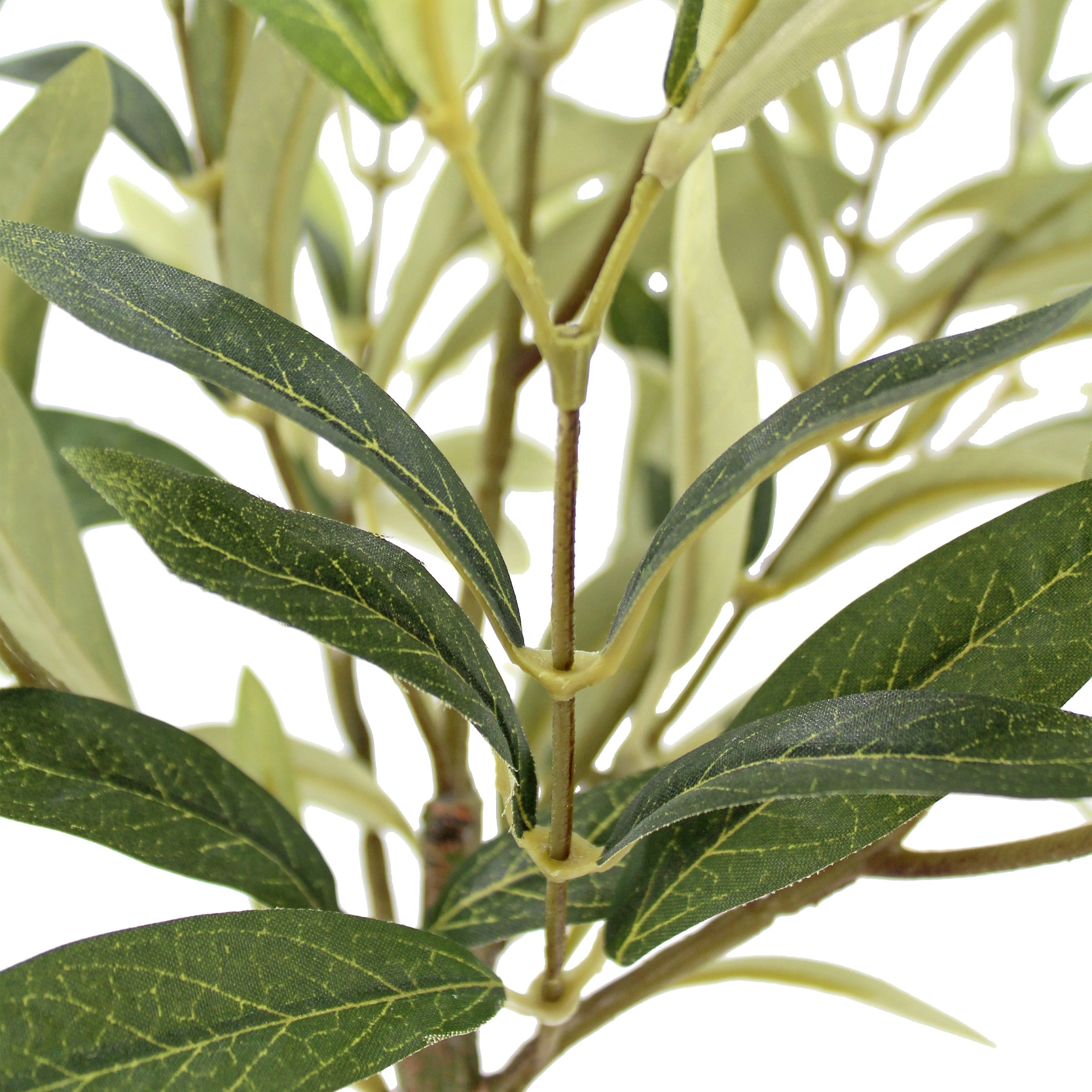 Rustic terracotta pot topiary set with realistic greenery