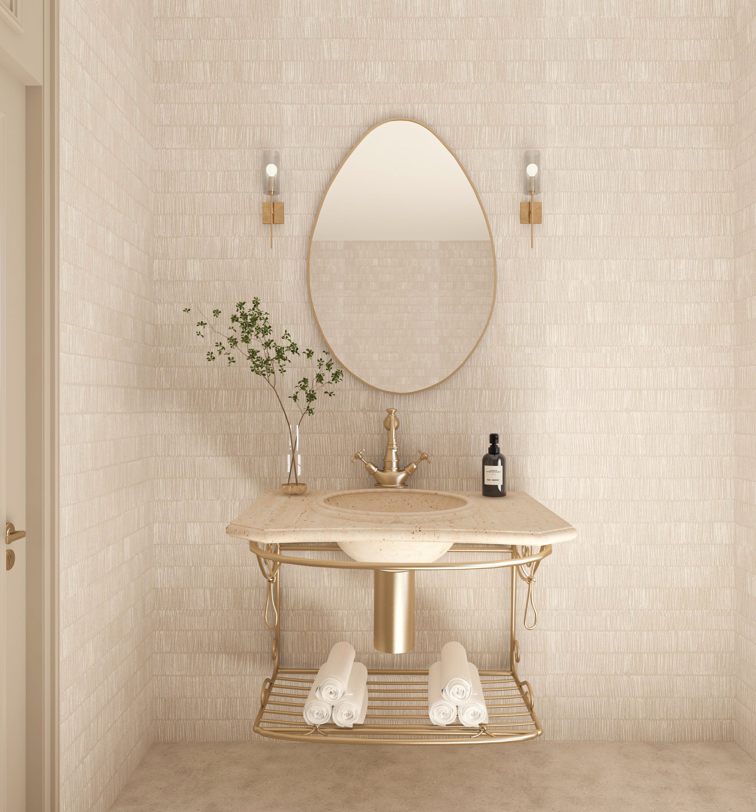 Jupiter Irregular Mirror Asymmetrical Design Led Mirror