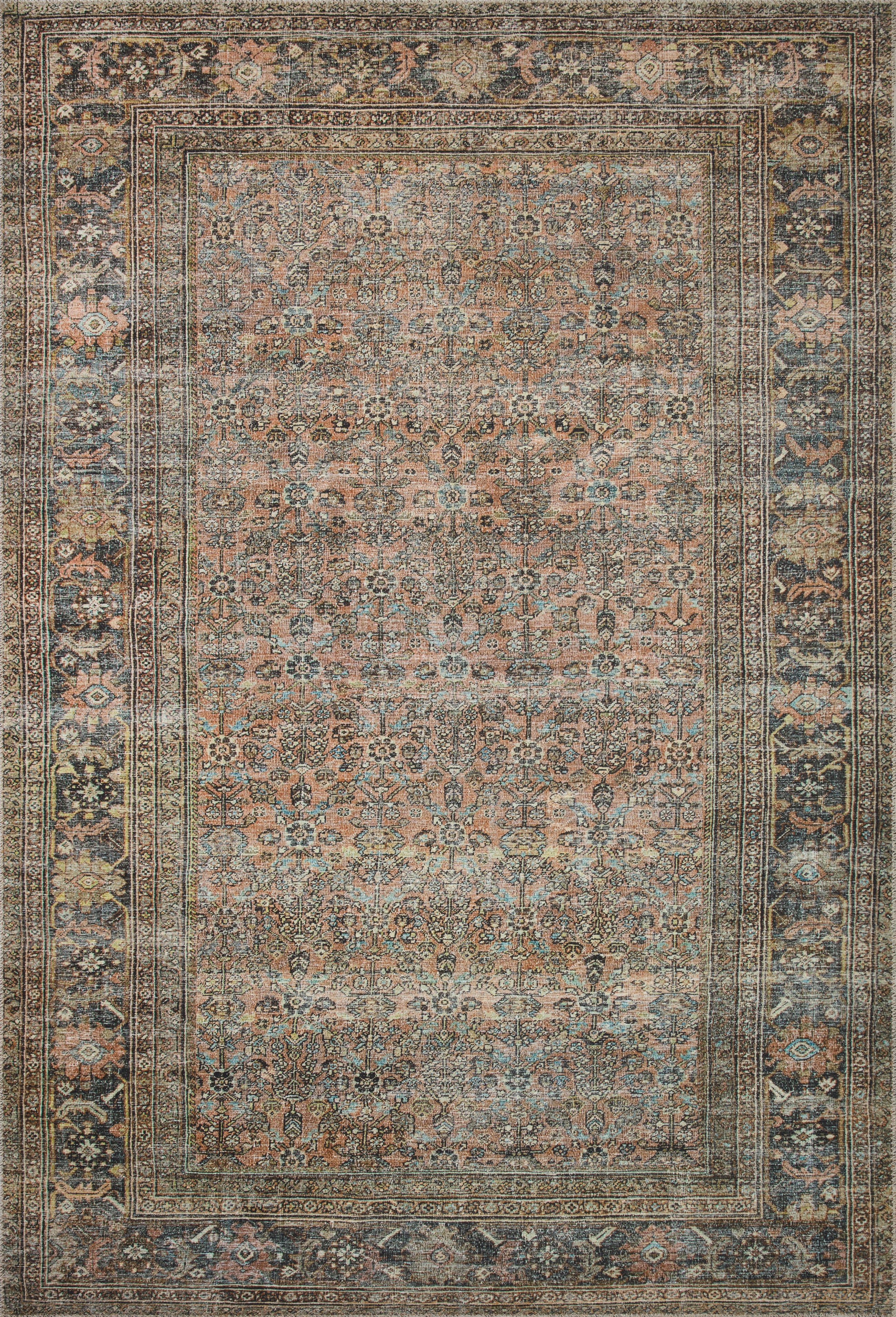 Cara Moss/Rust Rug