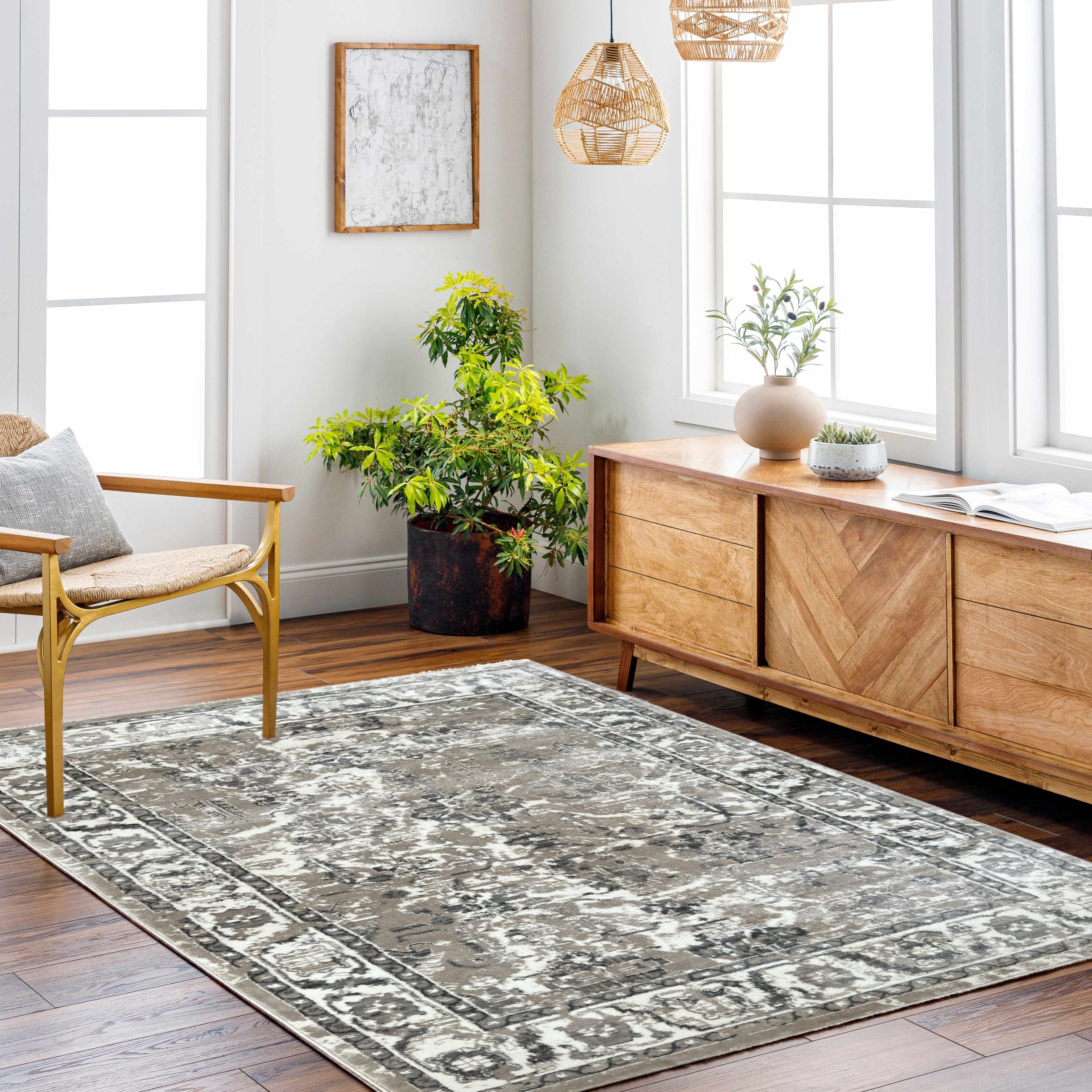 ROY's Home Vintage Effect Area Rugs,