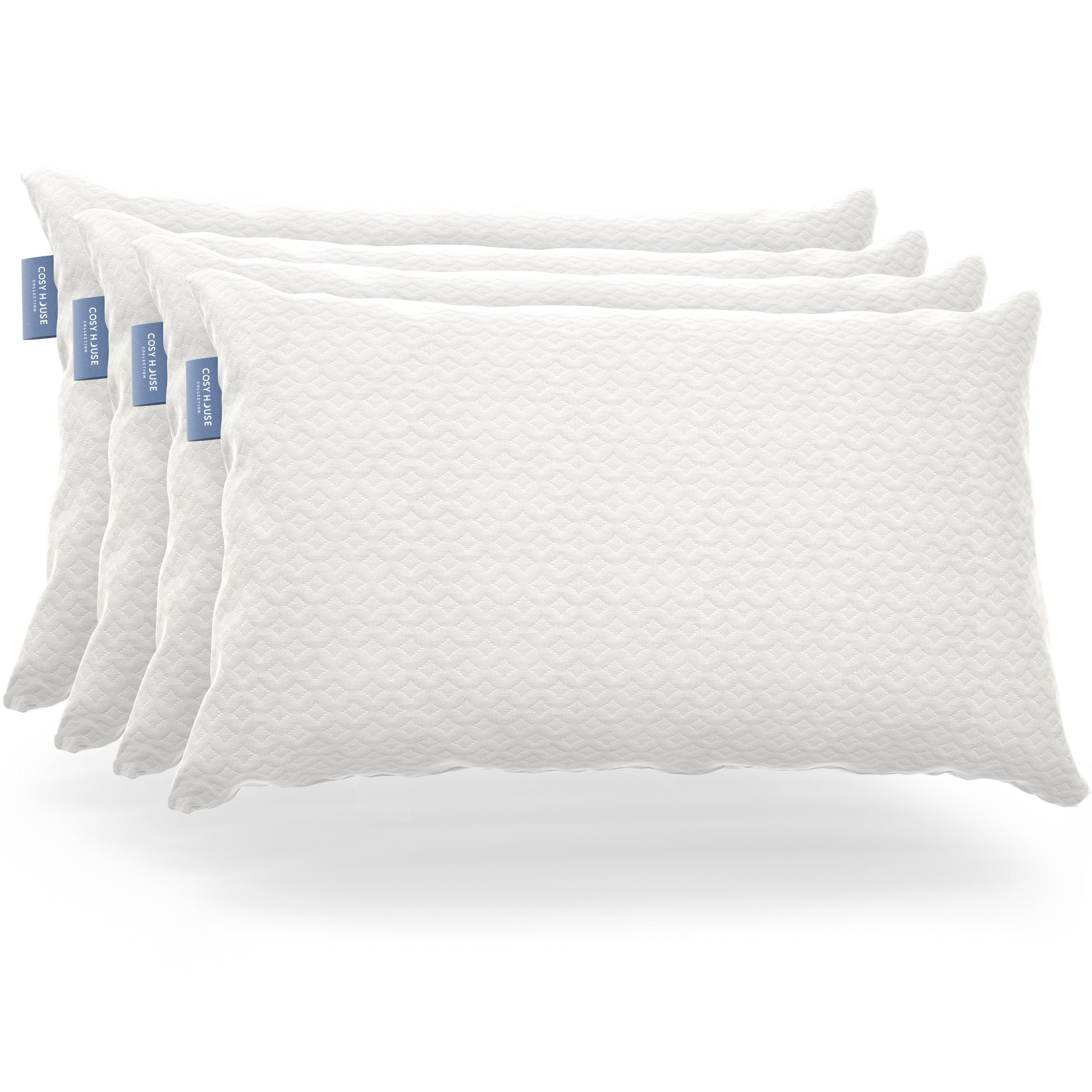 Cooling hypoallergenic pillow for head and neck comfort