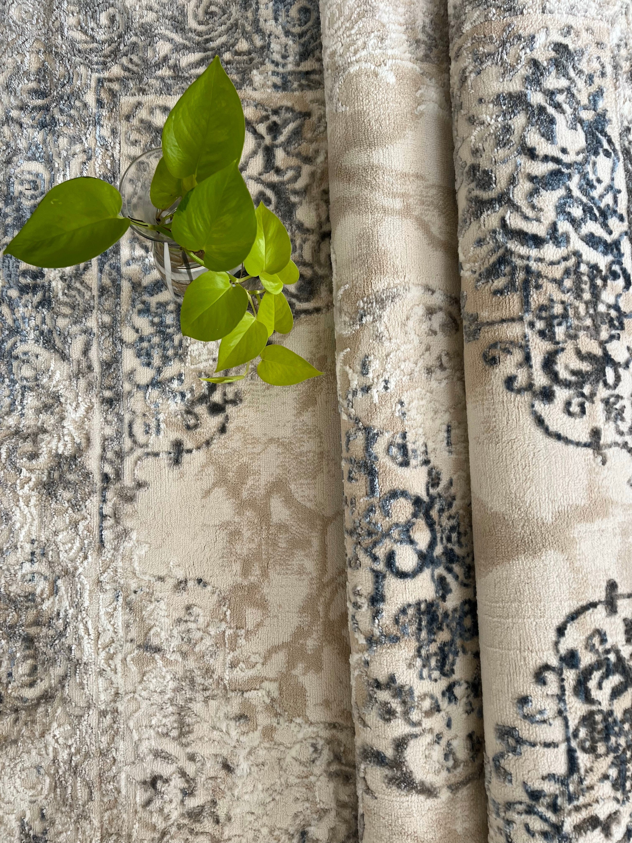 ROY's Home High&Low Pile Area Rugs, Medallion Design