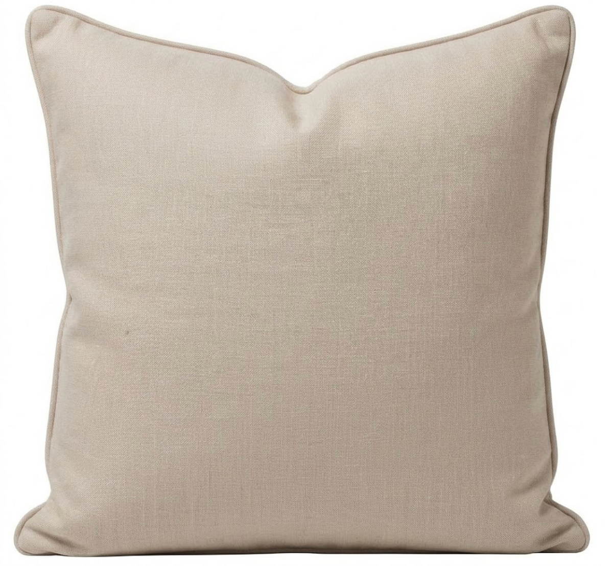 Natural linen backing fabric in brown
