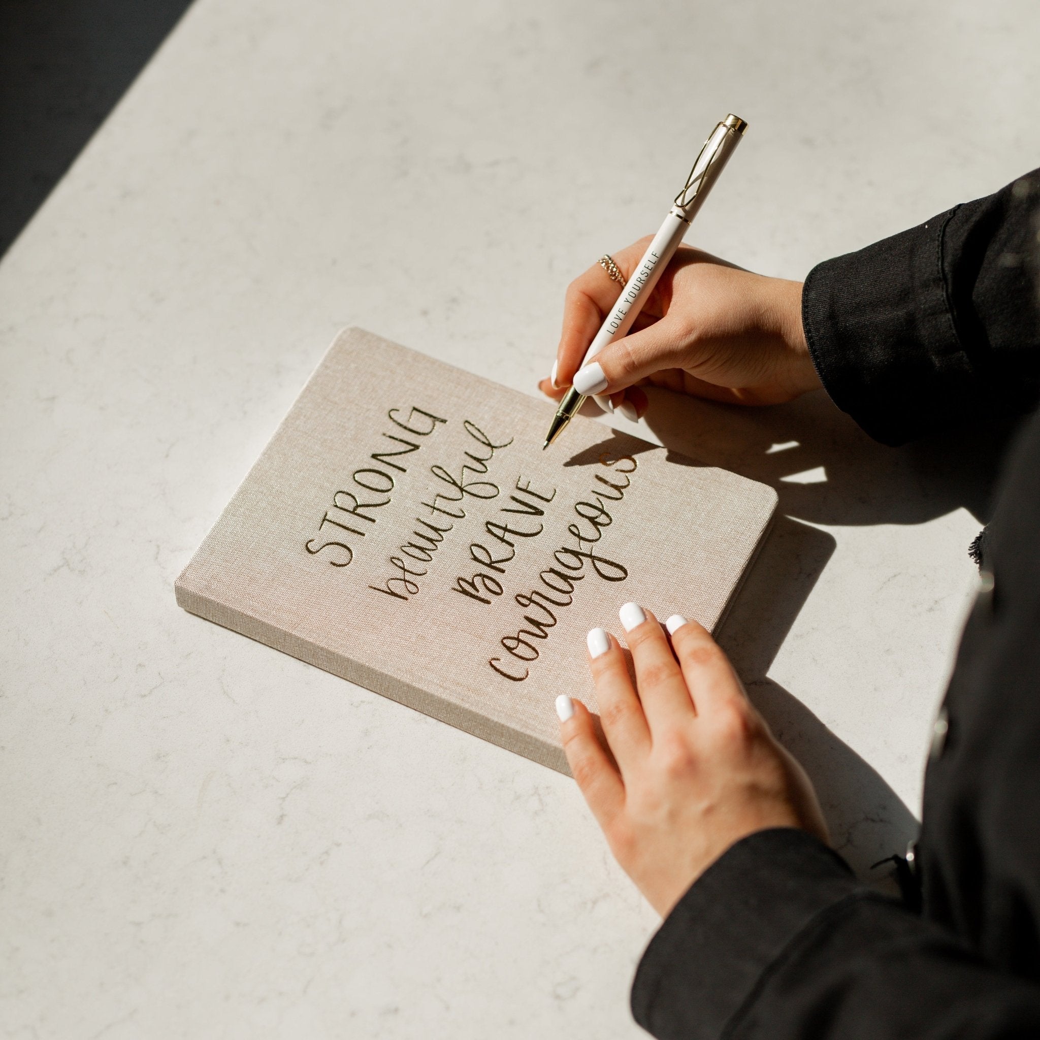 Sweet Water Decor motivational notebook with lined pages