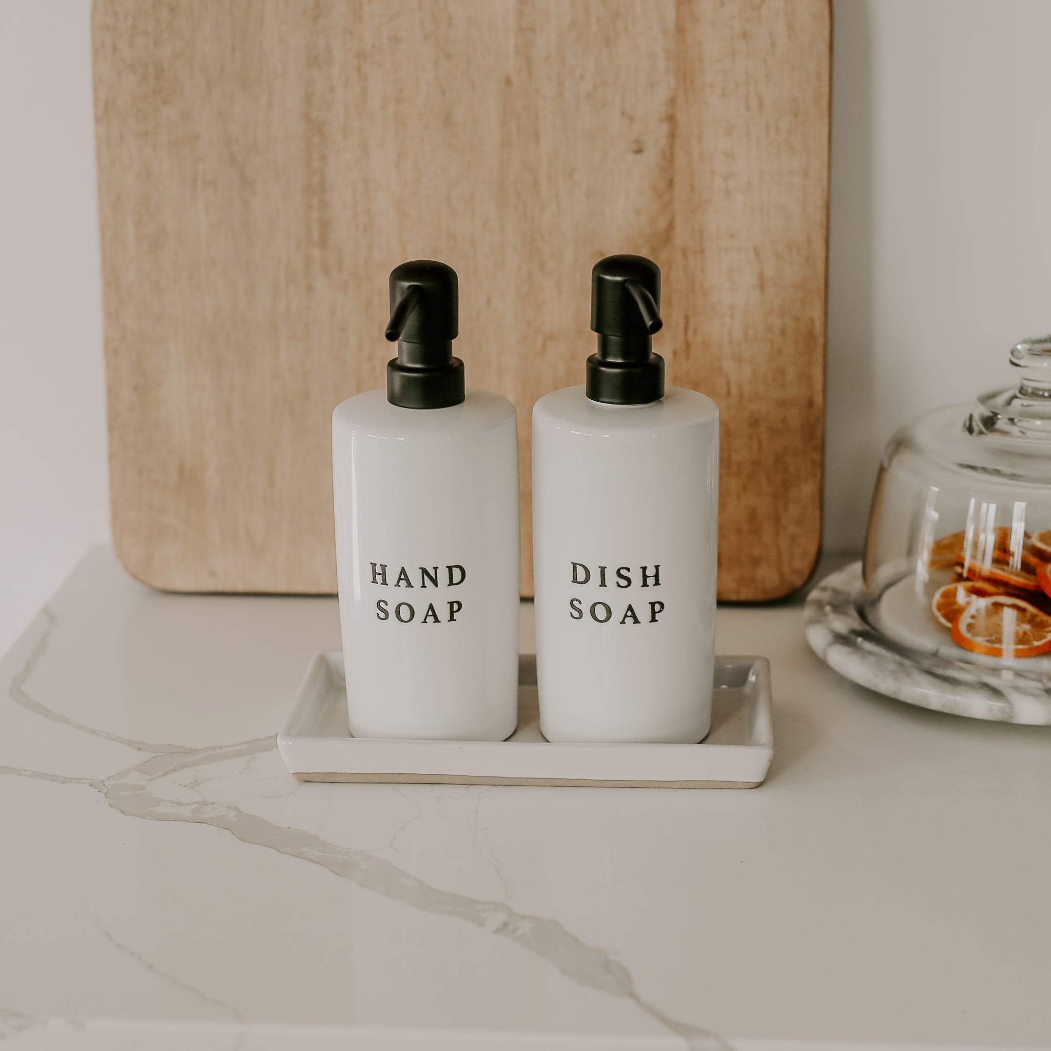 White multipurpose kitchen and home tray