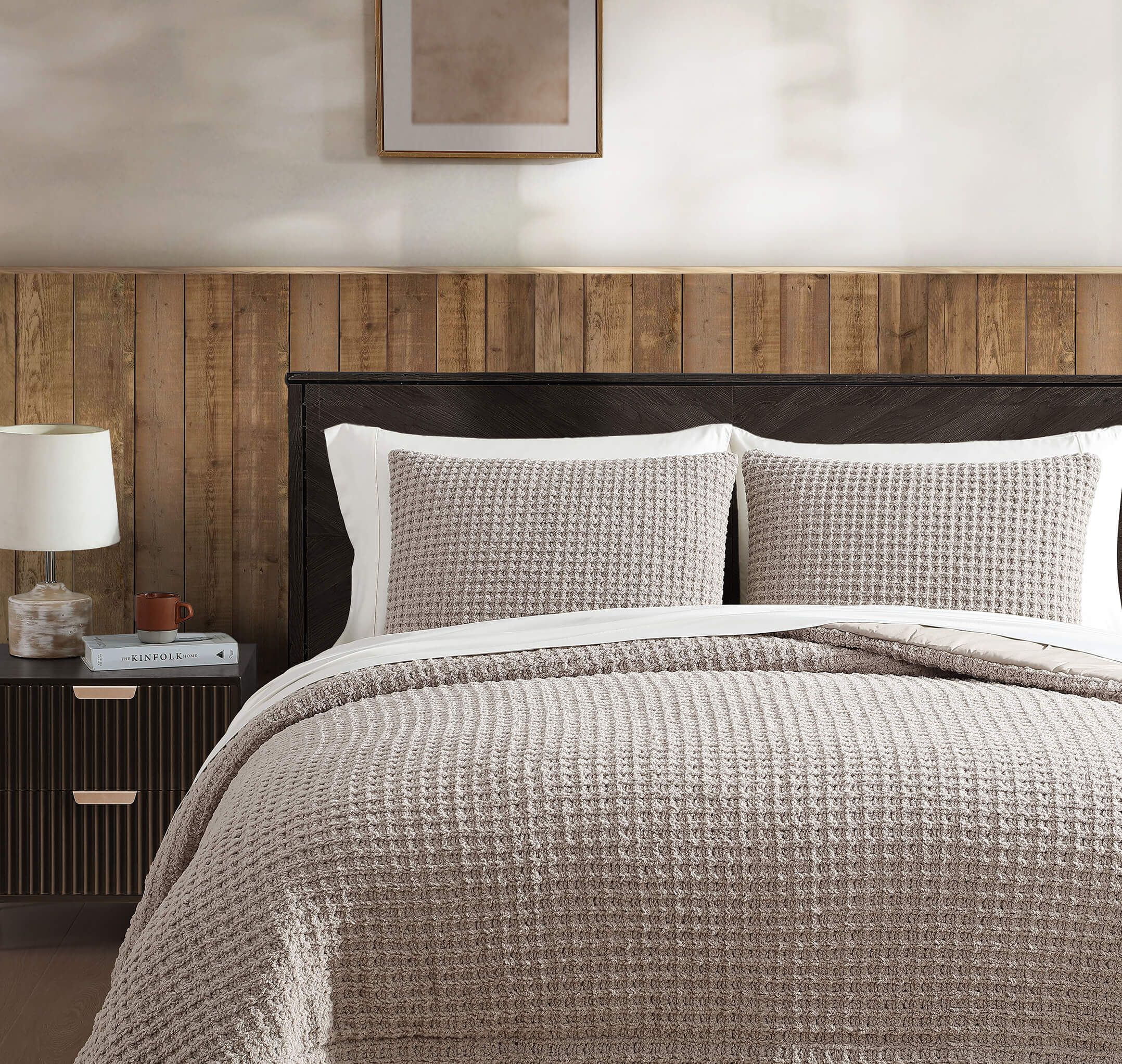 Snug Waffle + Bamboo Sham Set