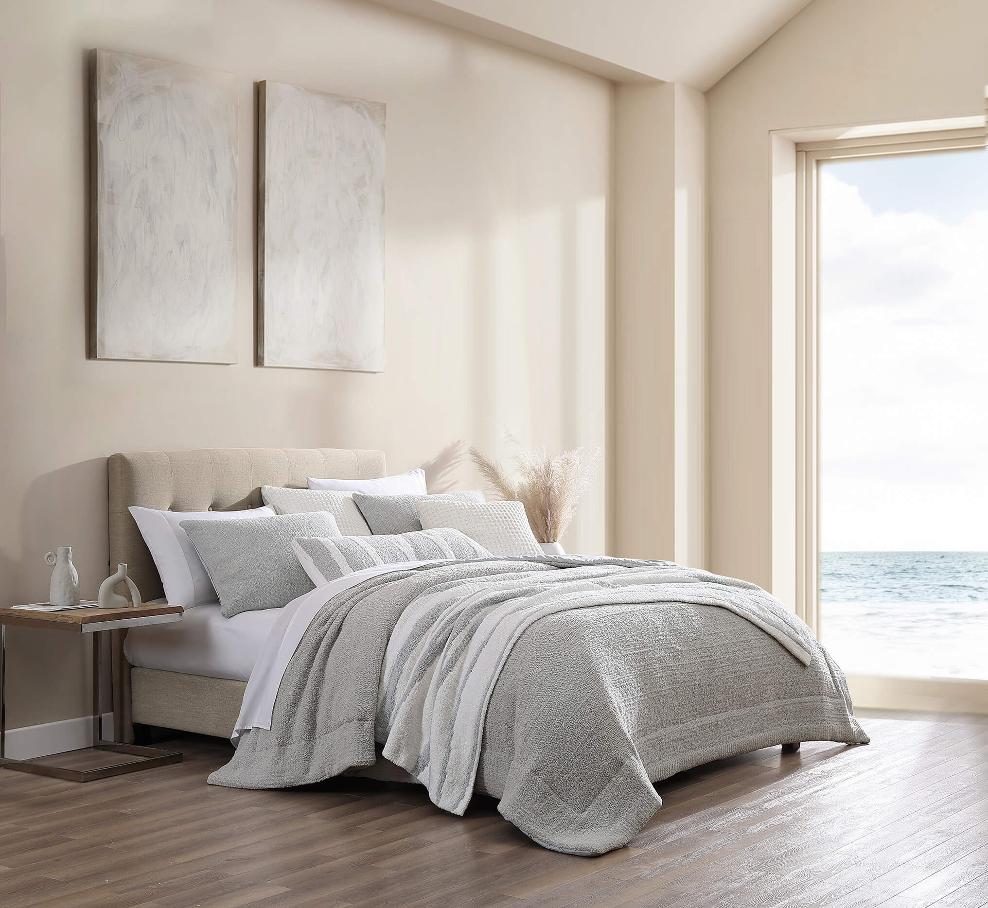 Snug Cooling Comforter Cloud Gray