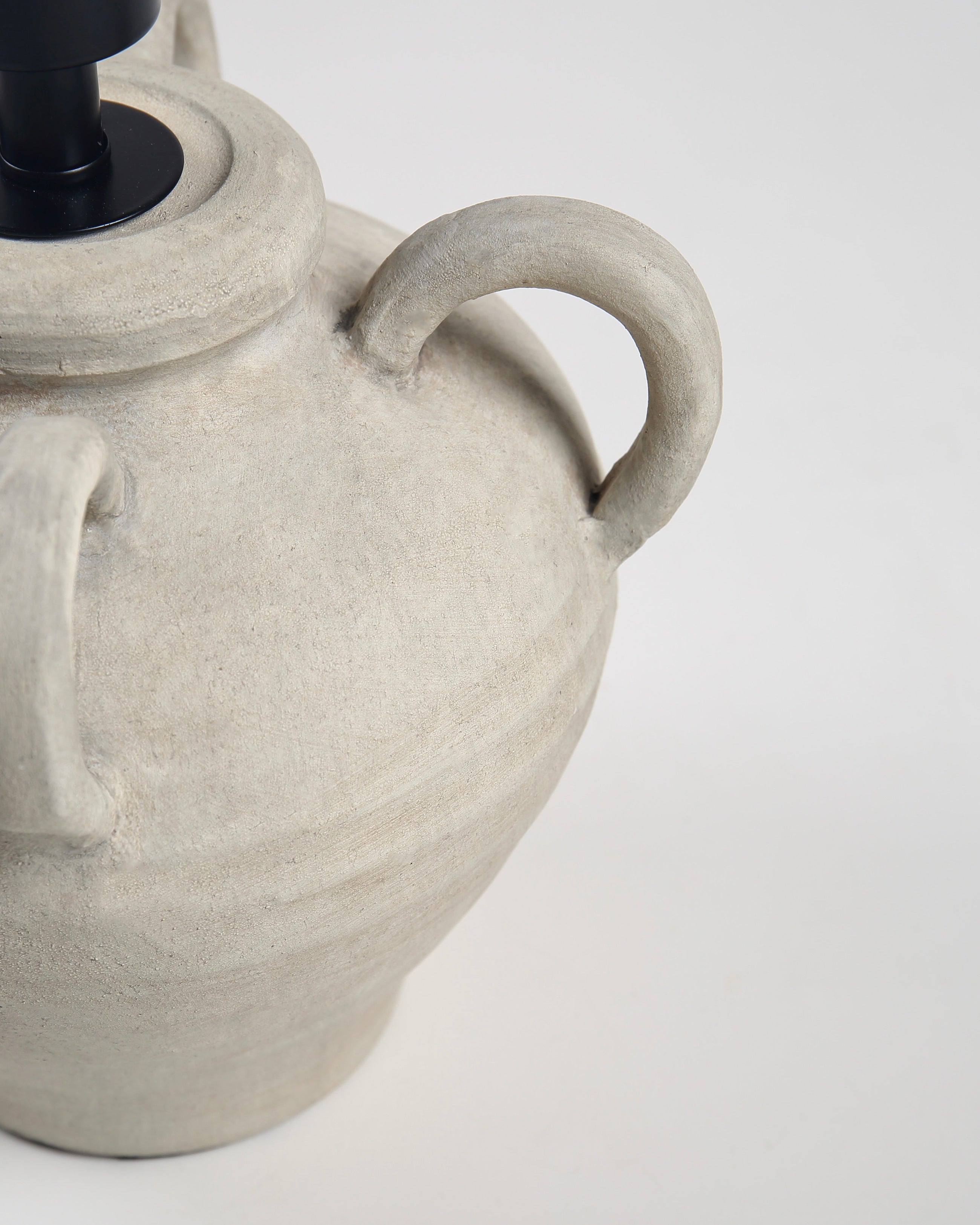 Ava Table Lamp - Cream Vase Design 17.7" Modern Lighting