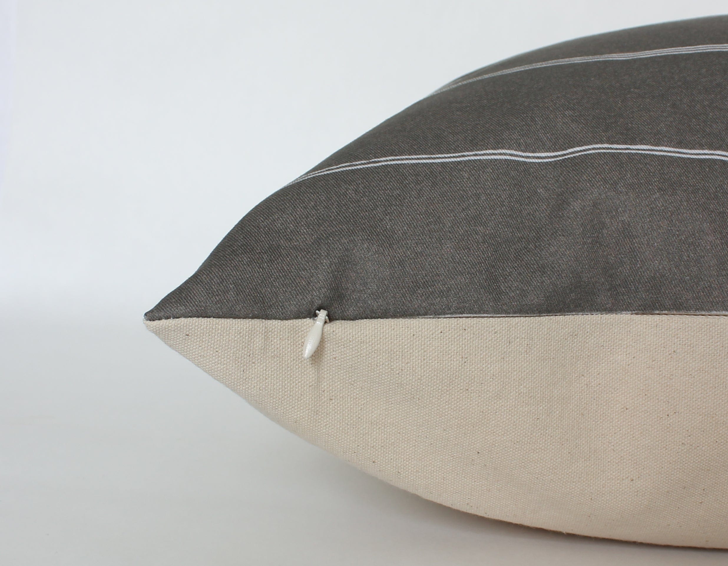 Brown Striped Pillow Cover