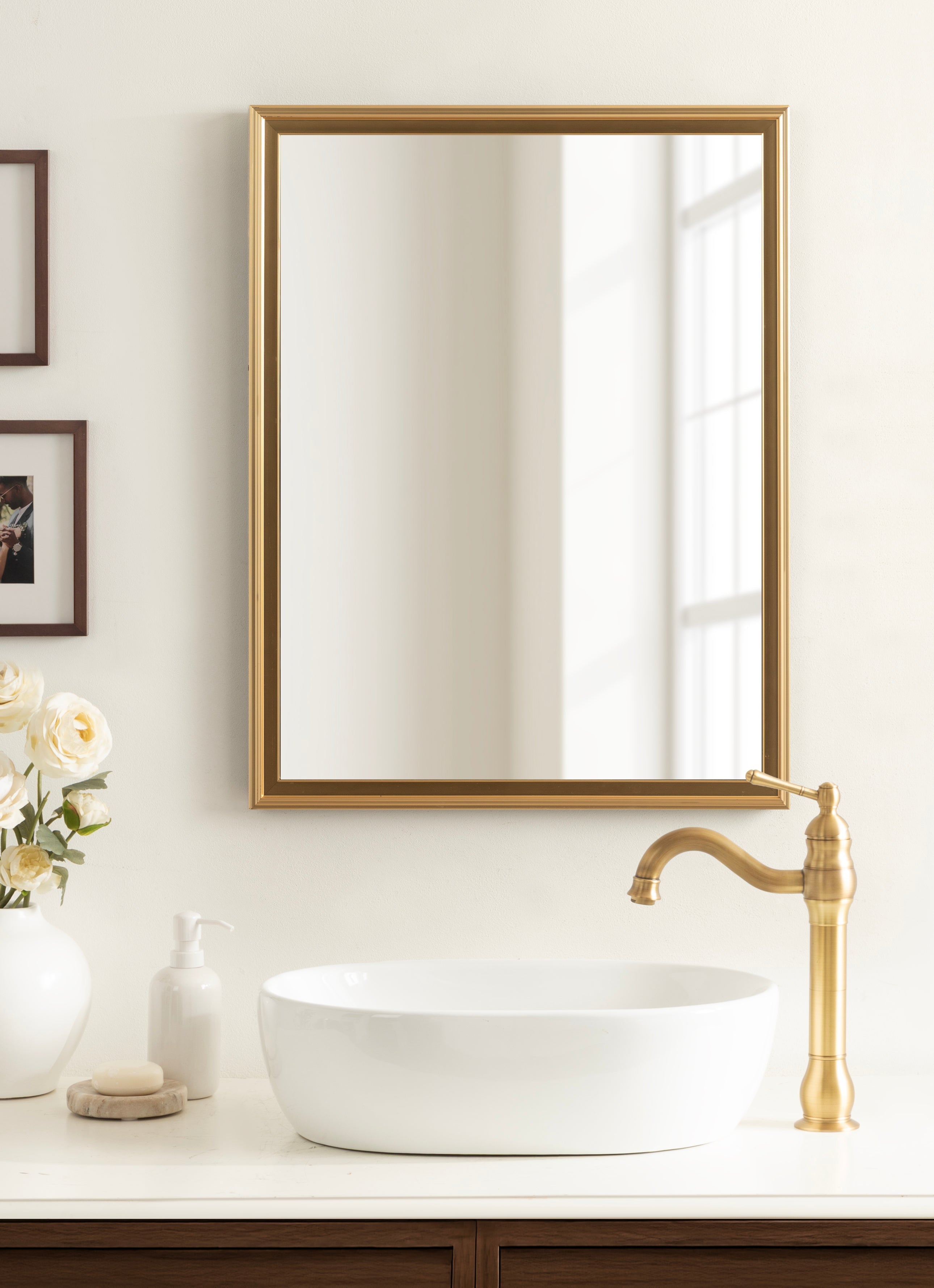 Colette Rectangle Bathroom Wall Mirror