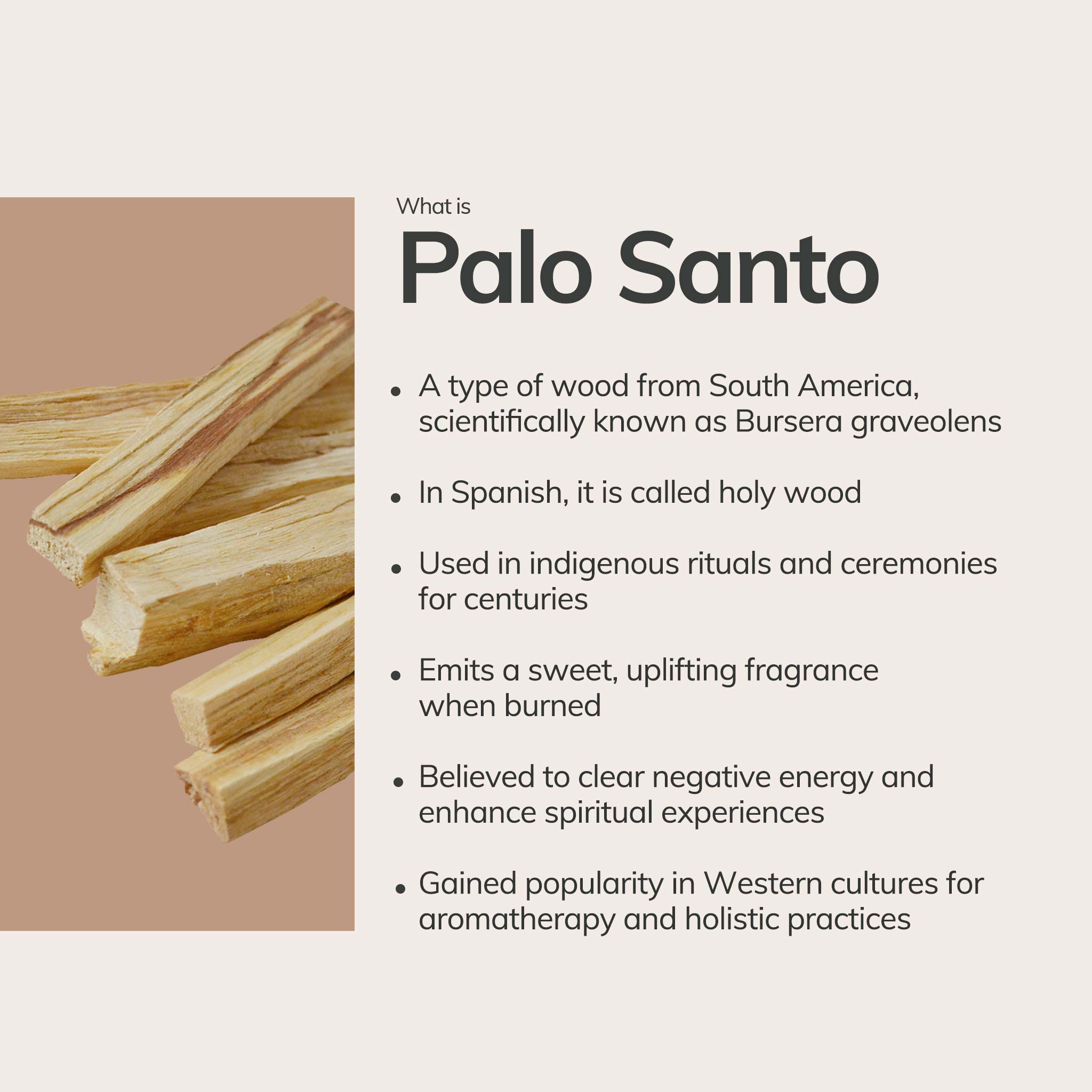 SERFOR certified Palo Santo incense sticks