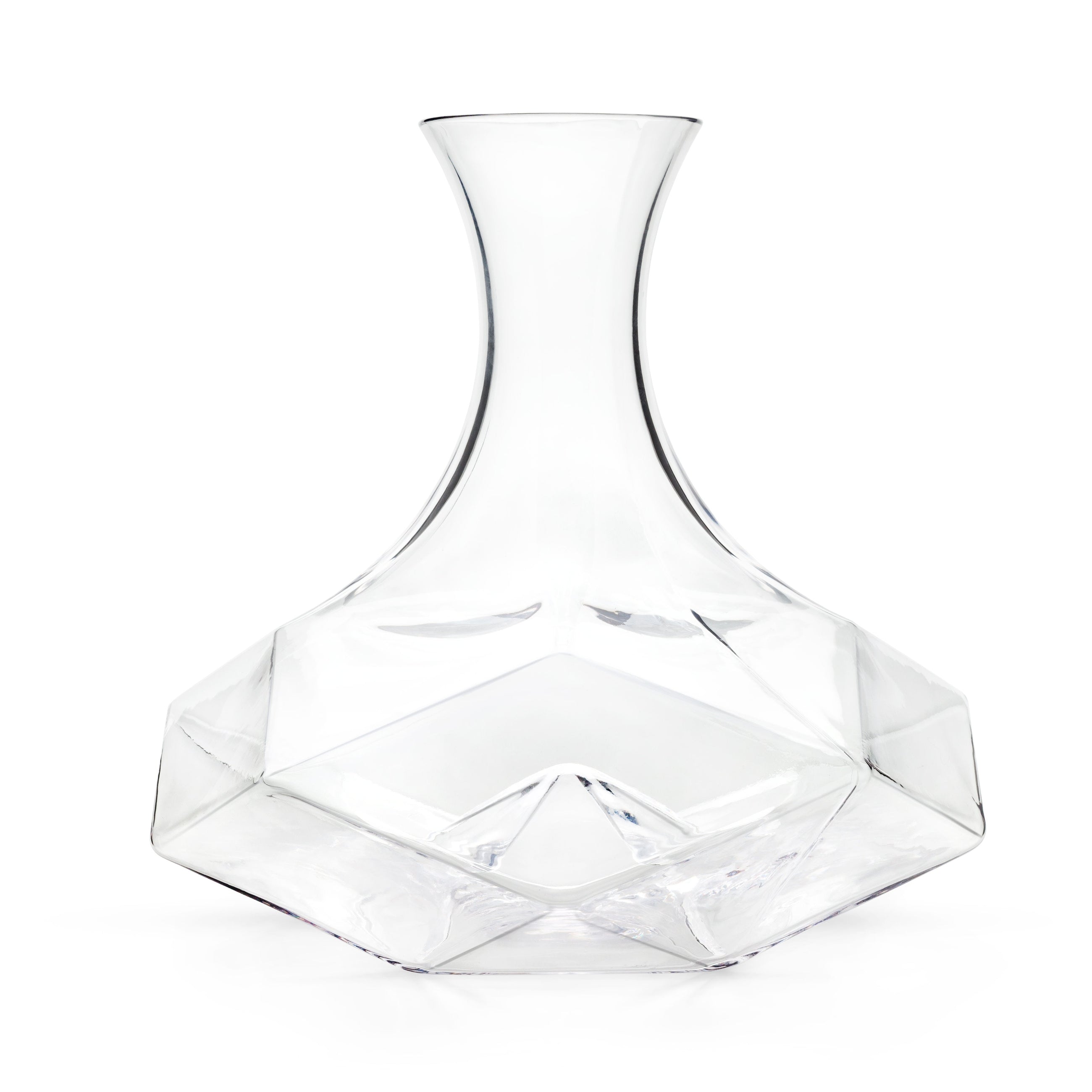 Elegant wine decanter styled on dining table