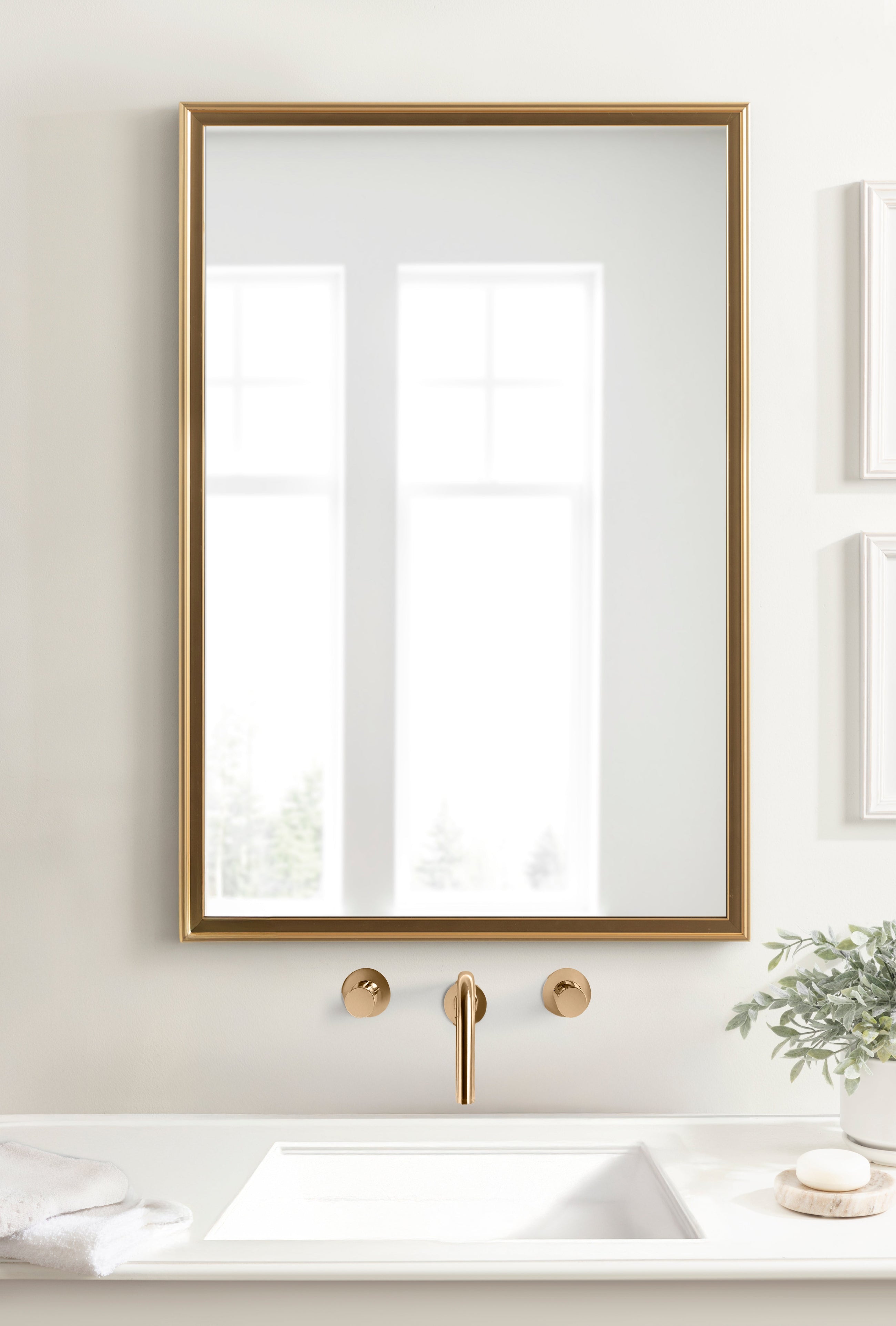 Colette Rectangle Bathroom Wall Mirror