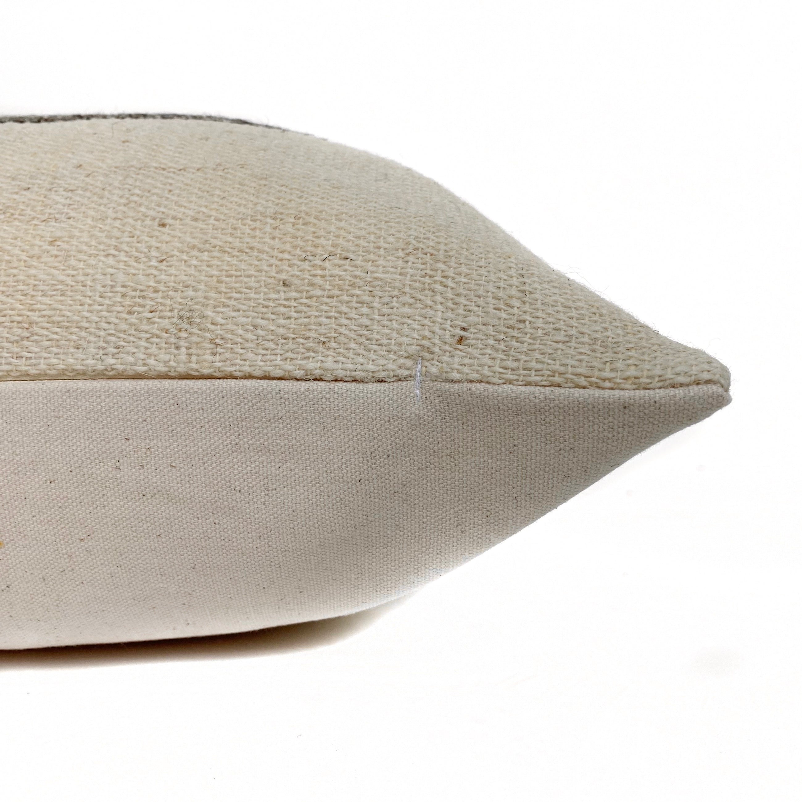 Indian Wool brown and cream stripe