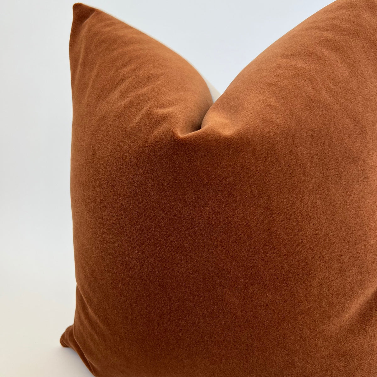 Rust Velvet Pillow Cover ONE AFFIRMATION