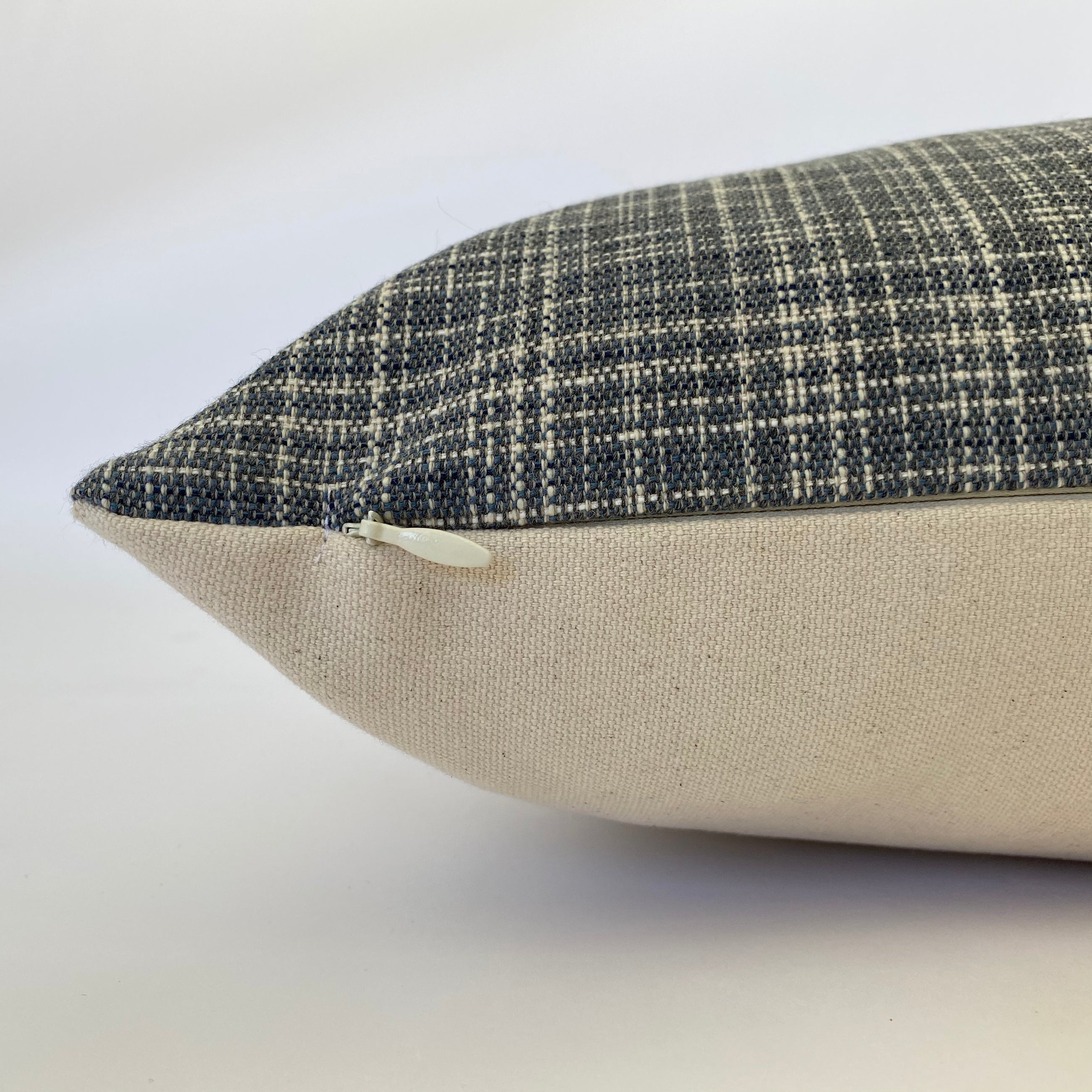Bowood Tweed Designer Pillow | Gunmetal