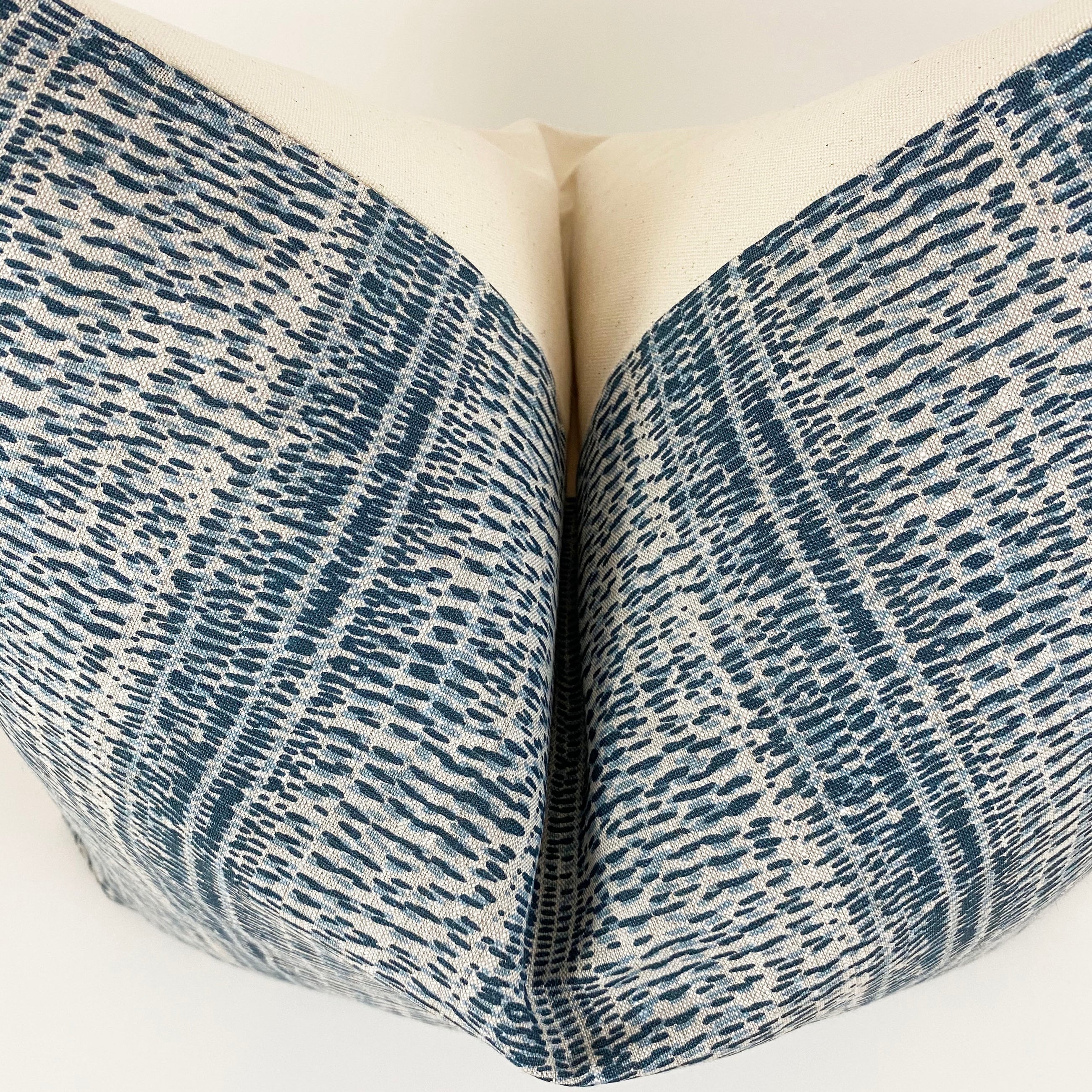 Kantha Designer Pillow Cover | Blue | PREORDER