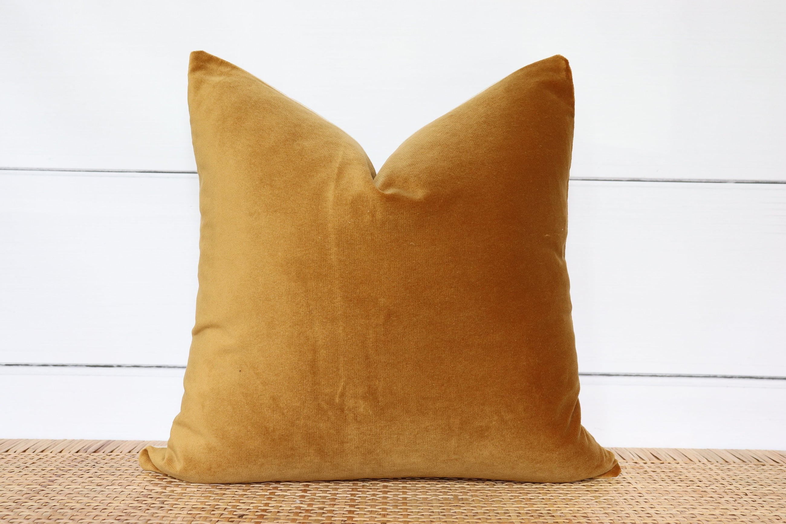 Gold Velvet Pillow Cover