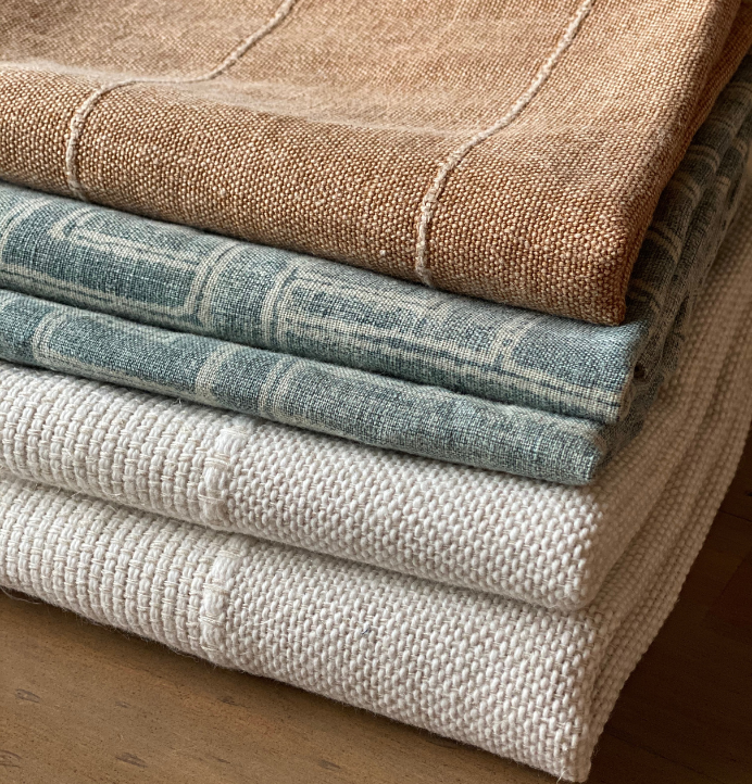 impact designer patterns with neutral linen pillow covers