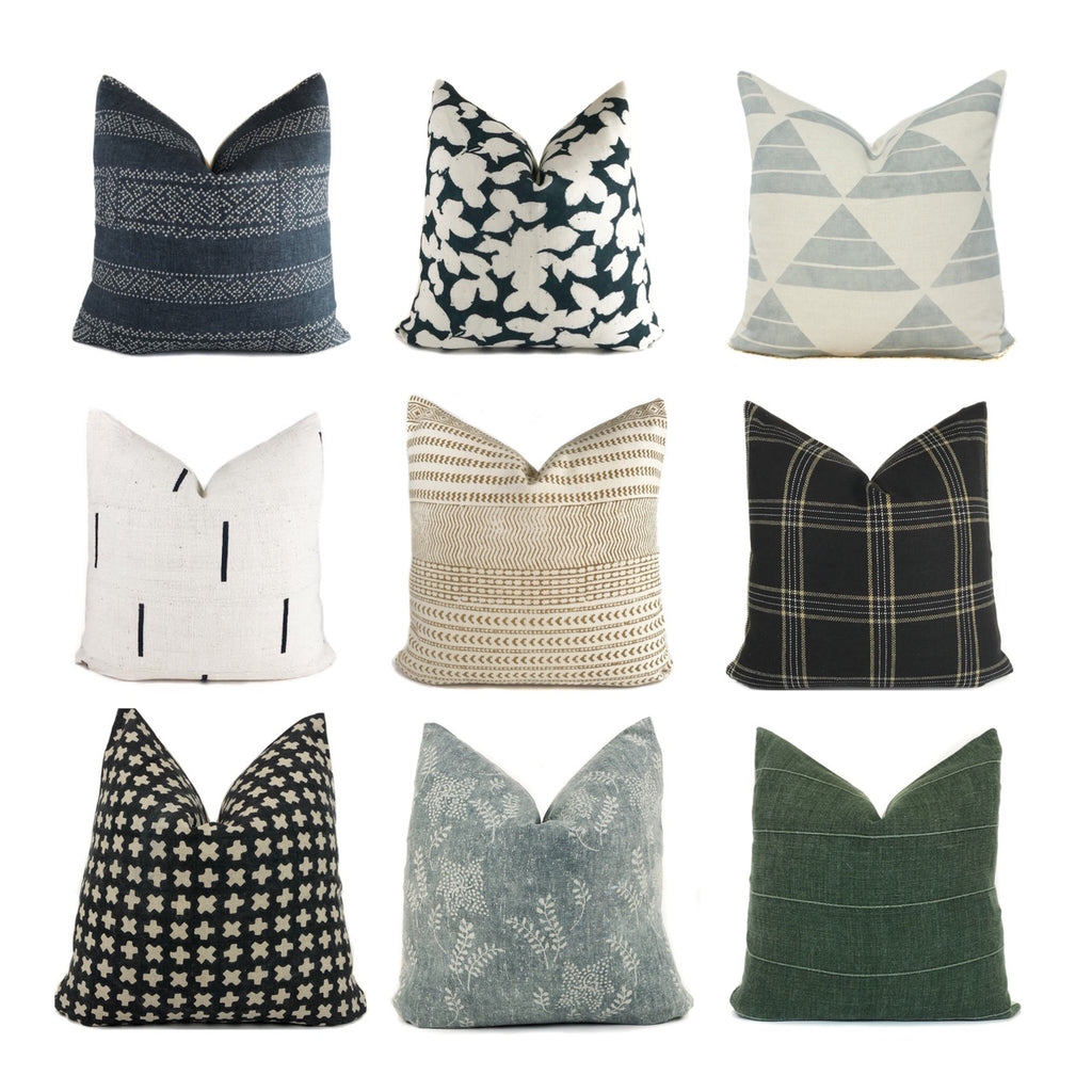 Designer Pillow Arrivals - Clay McLaurin Studios, Rose Tarlow, Zak + Fox