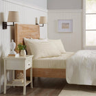 Striped Microfiber Sheet Set