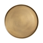 Tira Round Metal and Wood Side Table