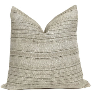 Dash Designer Pillow Cover | Sand Belgian Linen