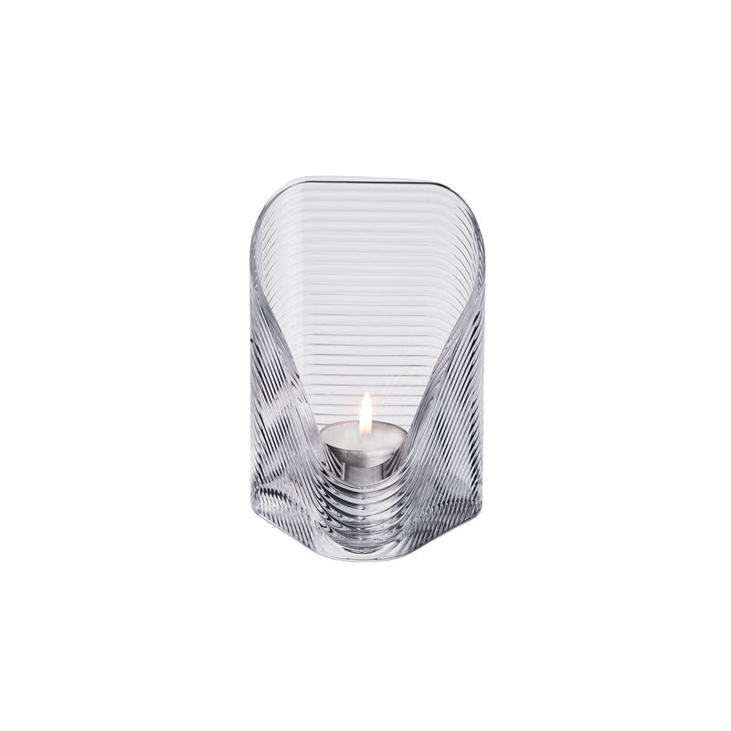 NUDE Mist Lights medium votive holder in dusty rose crystal