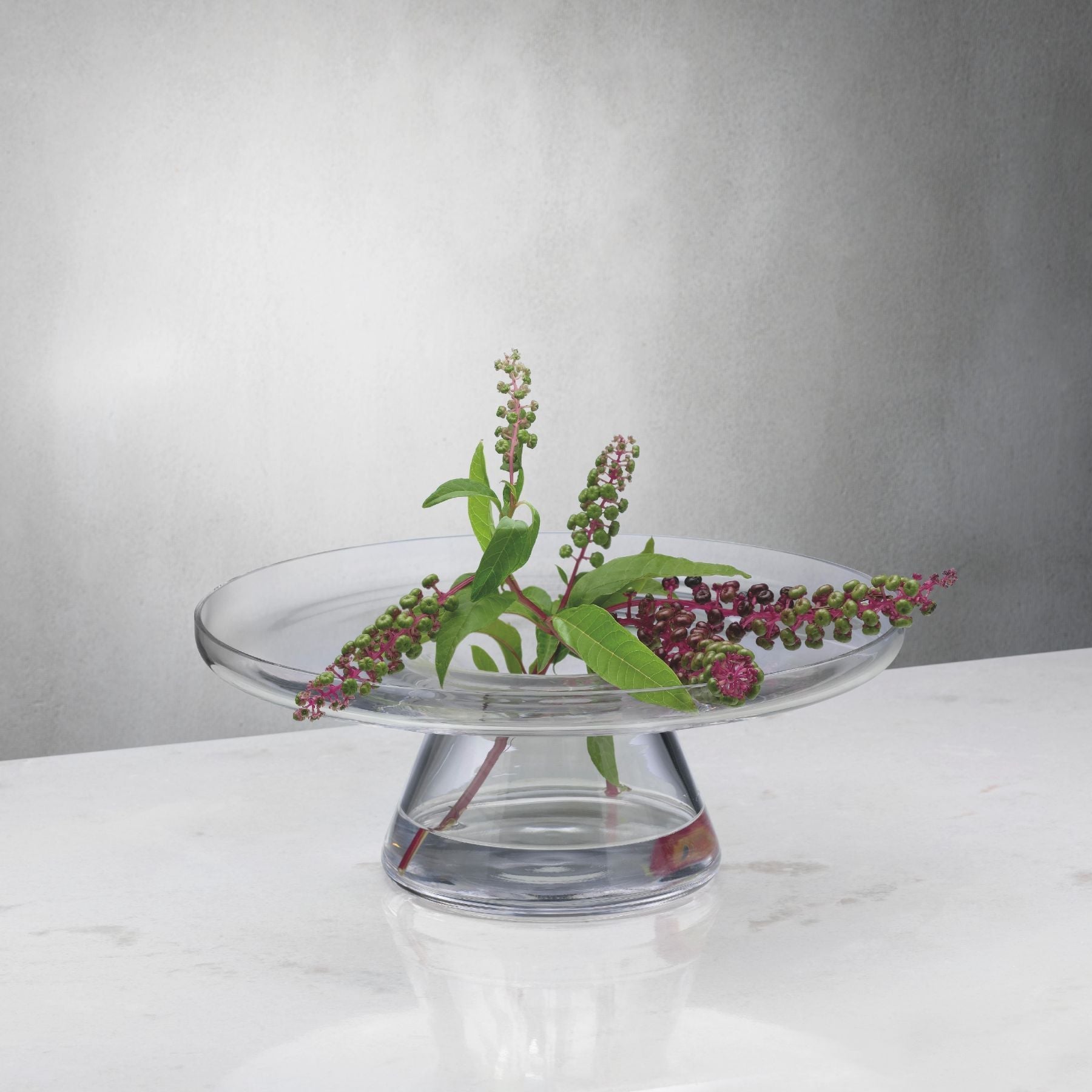 Nude Bloom Cake Stand with Dome