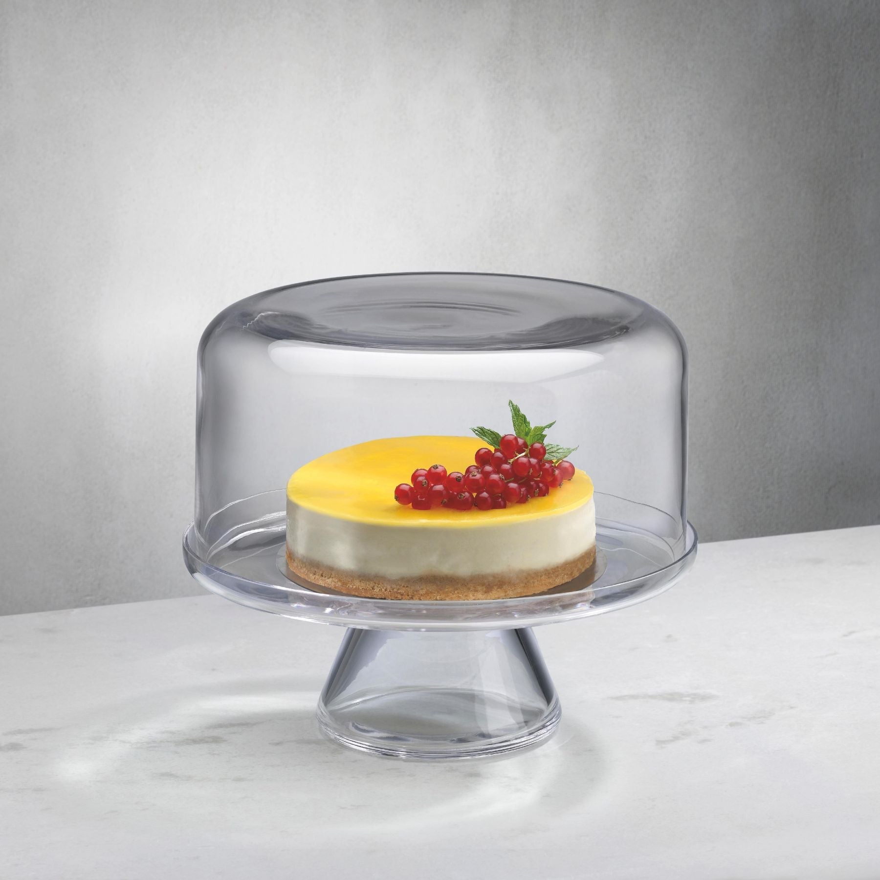 Nude Bloom Cake Stand with Dome
