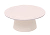 Charlotte Serving Pedestal with round top and sculptural base