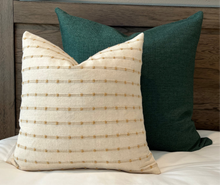 Ari Natural Beige Woven Stripe Pillow Cover – view 17