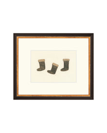 Holiday Stockings minimal Christmas art print, view 8