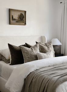 Verona Designer Pillow Cover | Olive