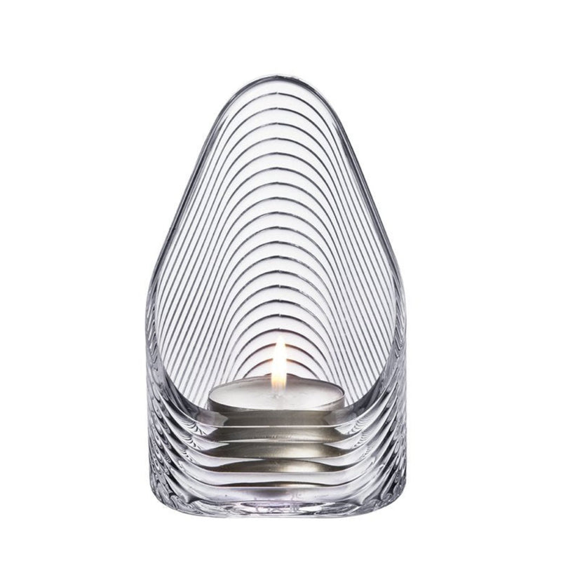 NUDE Mist Lights small votive holder in dusty rose crystal