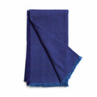 Boro Blue soft handwoven merino throw – One Affirmation