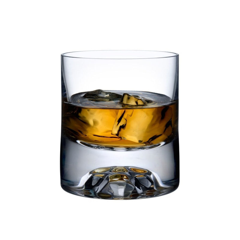 Lead-free crystalline glass whisky glasses with skull design – NUDE