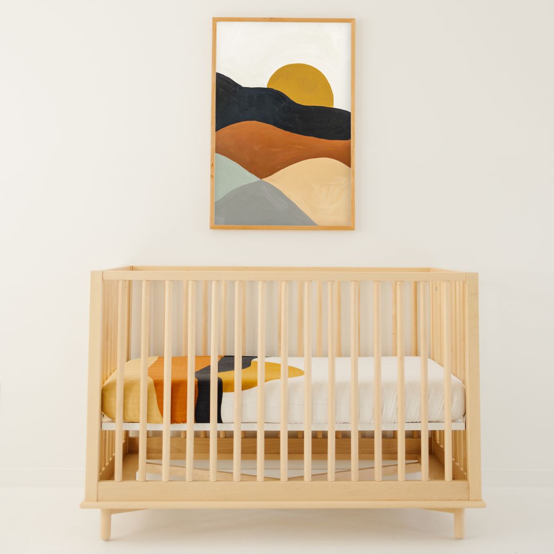 Sunset Crib Sheet – 100% Cotton Muslin
