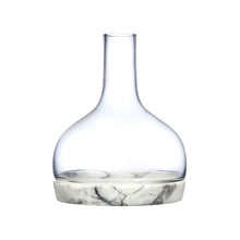 Crystal carafe with marble base for chilling drinks – NUDE Glass