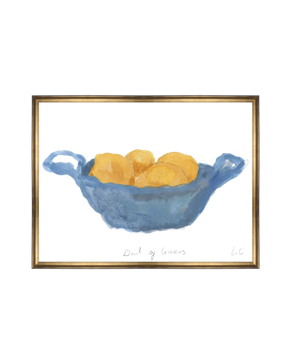 Bowl of Lemons still life art print, view 10