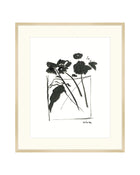 Ink Vase of Flowers