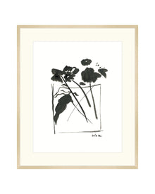 Ink Vase of Flowers