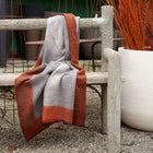 Simply Taupe brown gray hand spun merino handloom throw – One Affirmation
