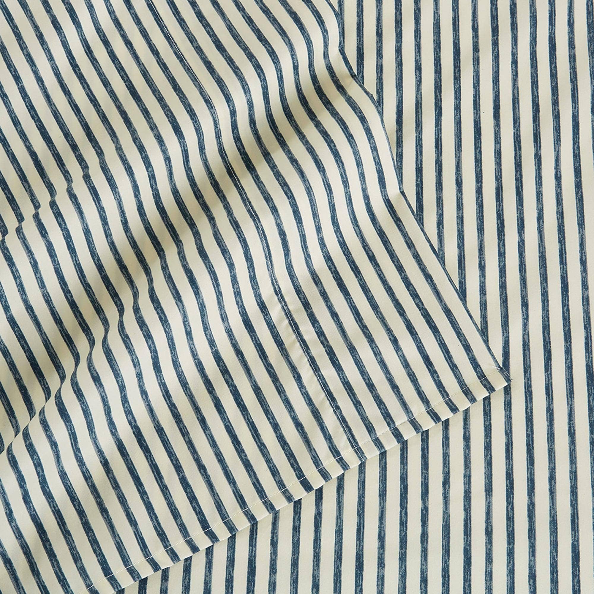 Striped Microfiber Sheet Set