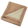Merino wool reversible blanket folded neatly