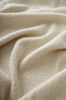 Fringe Bouclé Throw Cloud
