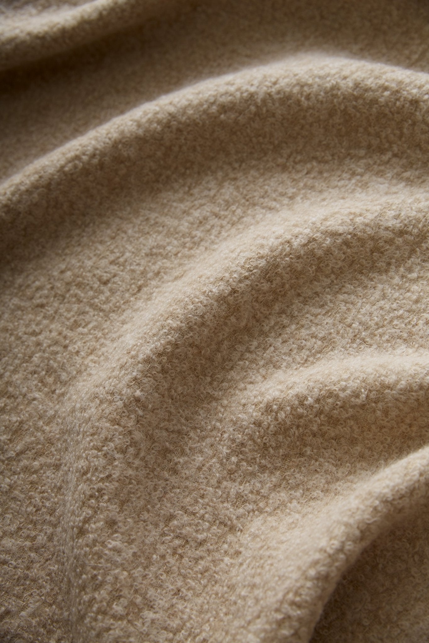 Fringe Bouclé Throw Biscotti