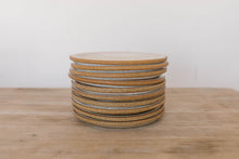 Iron red earthenware plate for everyday dining