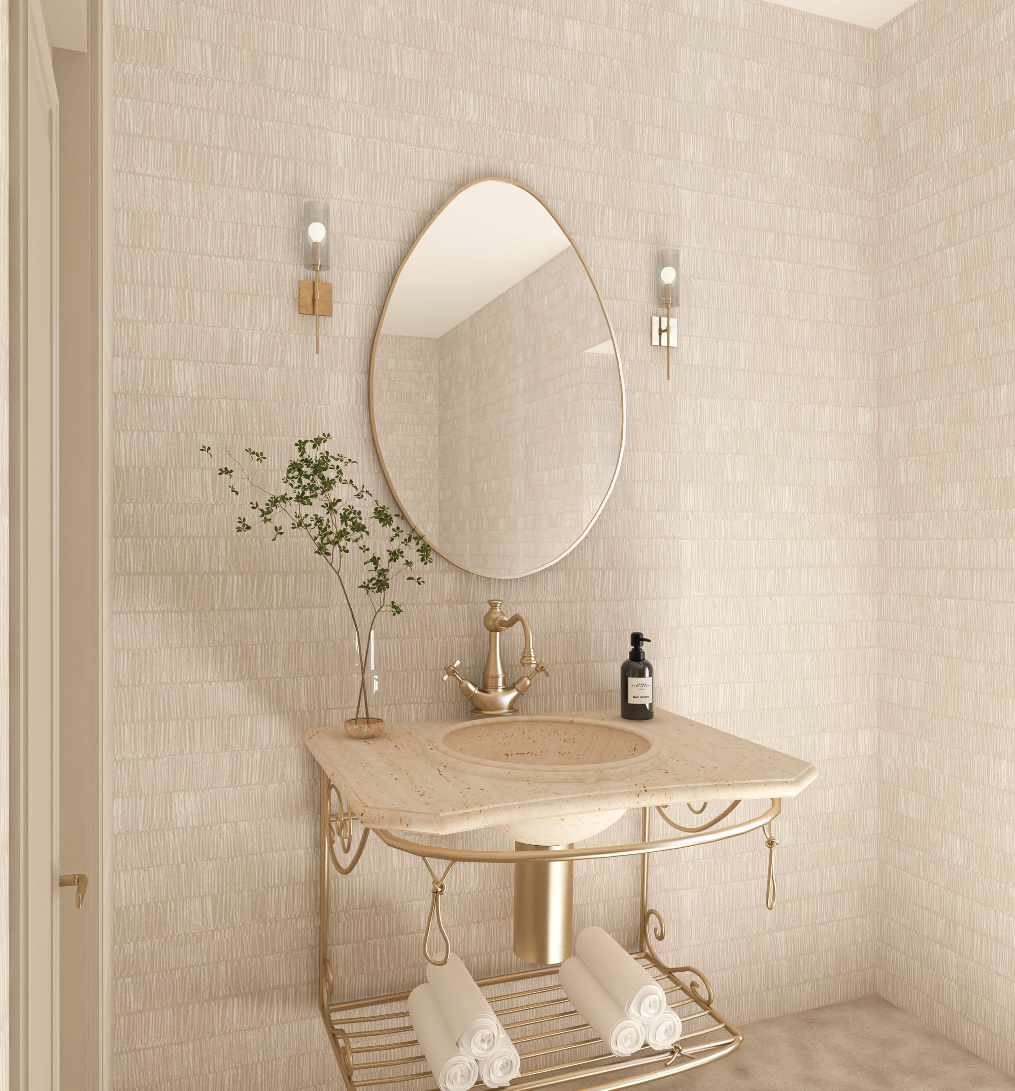 Jupiter Irregular Mirror Asymmetrical Design Led Mirror